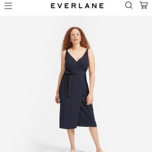 Everlane Japanese GoWeave Wrap Dress